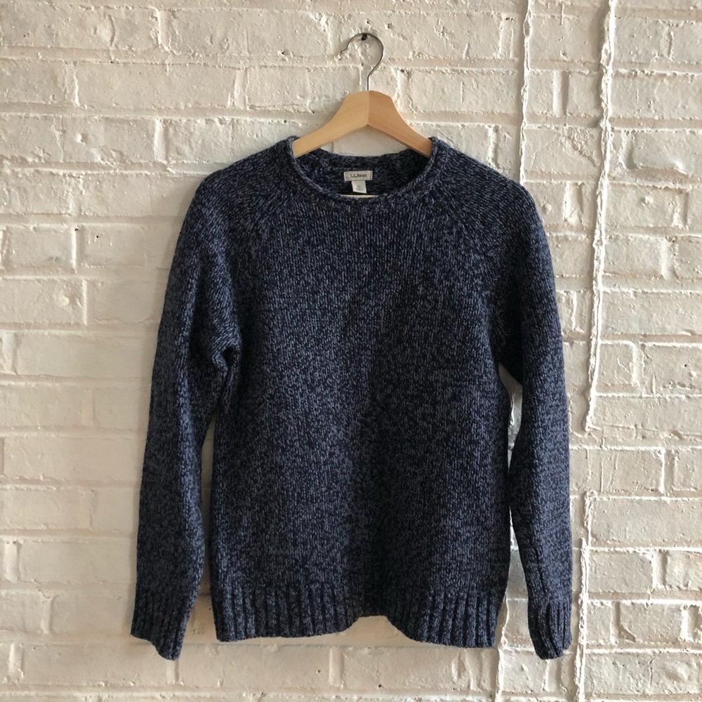 LL Bean lamb’s wool sweater